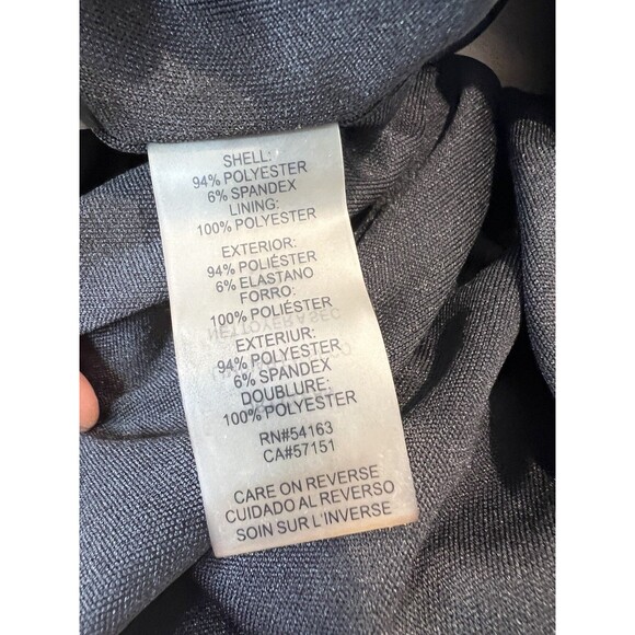 Calvin Klein womens Red Floral Black Bell Sleeve knee length Sheath Dress size 4 - Picture 7 of 11